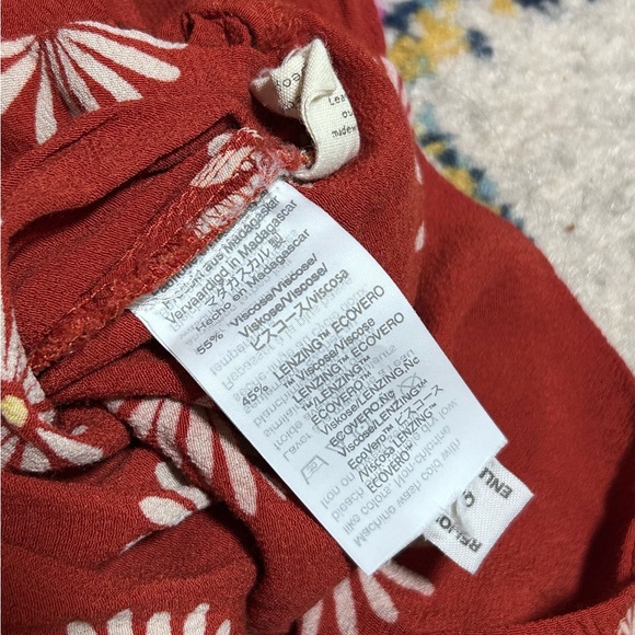 Madewell | sash-tie wrap top in daisy daydream medium - Picture 7 of 8